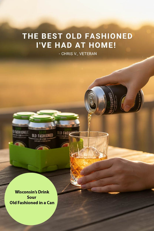 4 pack of Sour Old Fashioned in a Can