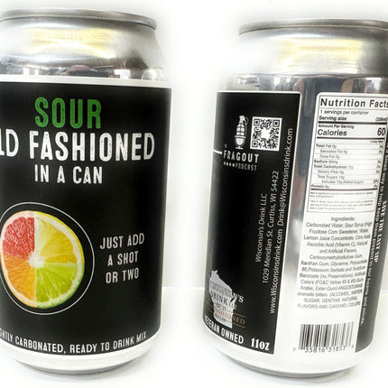 4 pack of Sour Old Fashioned in a Can