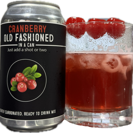 Cranberry 4 pack Old Fashioned in a Can