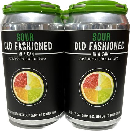 4 pack of Sour Old Fashioned in a Can