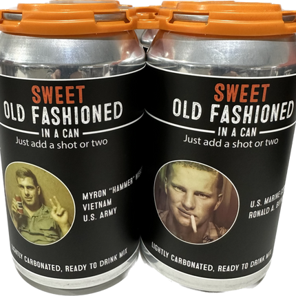 4 pack of Sweet Old Fashioned in a Can non-alcoholic