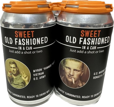 4 pack of Sweet Old Fashioned in a Can non-alcoholic